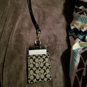 Coach lanyard